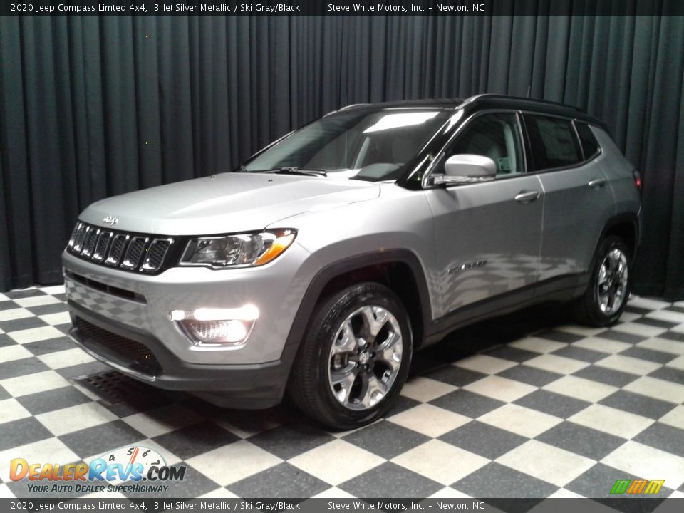 2020 Jeep Compass Limted 4x4 Billet Silver Metallic / Ski Gray/Black Photo #2