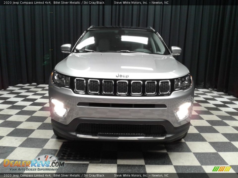 2020 Jeep Compass Limted 4x4 Billet Silver Metallic / Ski Gray/Black Photo #3