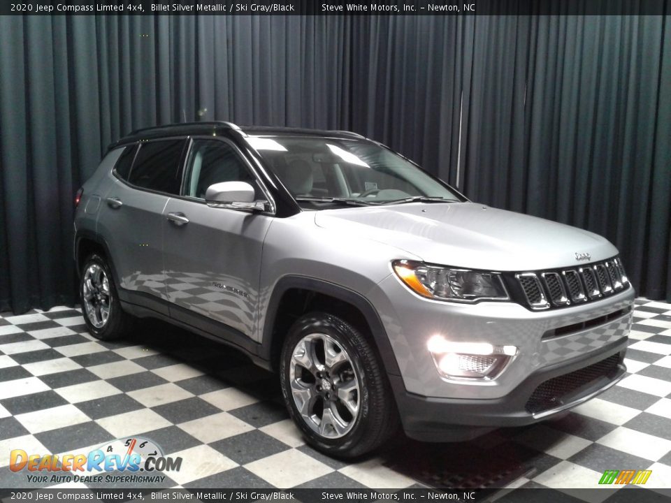 2020 Jeep Compass Limted 4x4 Billet Silver Metallic / Ski Gray/Black Photo #4