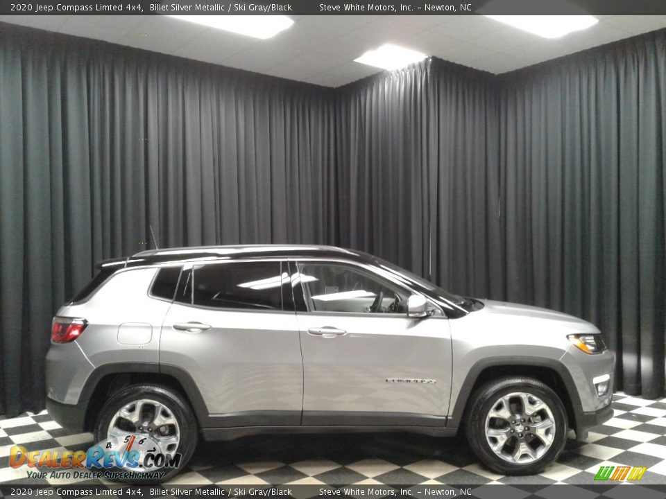 2020 Jeep Compass Limted 4x4 Billet Silver Metallic / Ski Gray/Black Photo #5