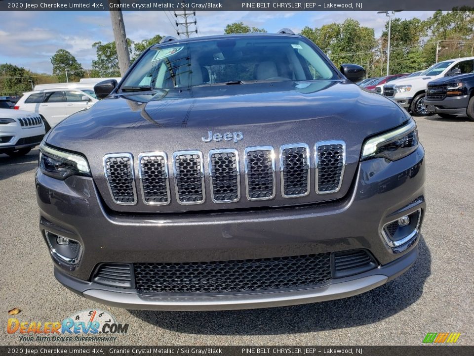 2020 Jeep Cherokee Limited 4x4 Granite Crystal Metallic / Ski Gray/Black Photo #2