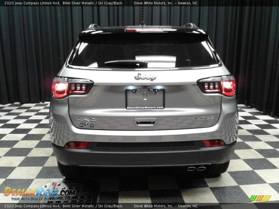 2020 Jeep Compass Limted 4x4 Billet Silver Metallic / Ski Gray/Black Photo #7