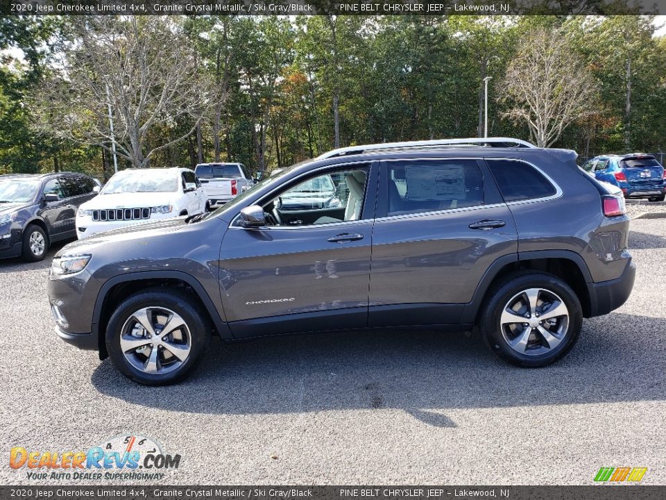 2020 Jeep Cherokee Limited 4x4 Granite Crystal Metallic / Ski Gray/Black Photo #3