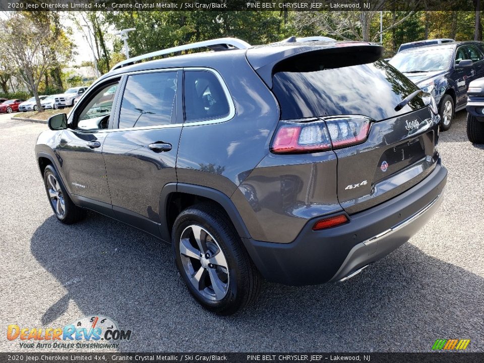 2020 Jeep Cherokee Limited 4x4 Granite Crystal Metallic / Ski Gray/Black Photo #4