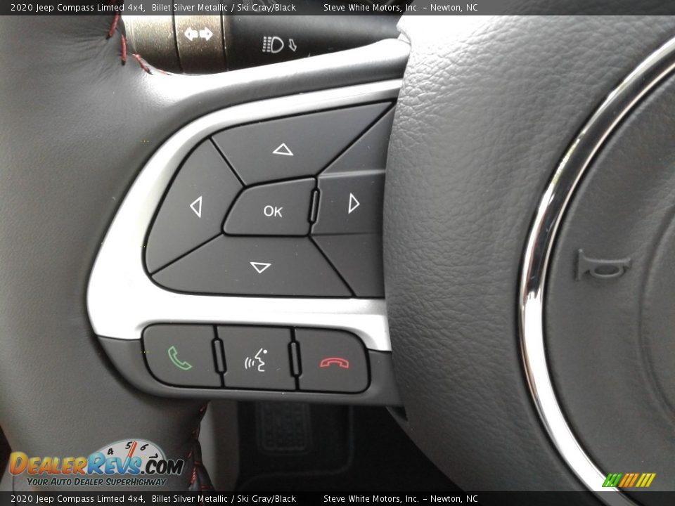 2020 Jeep Compass Limted 4x4 Billet Silver Metallic / Ski Gray/Black Photo #17