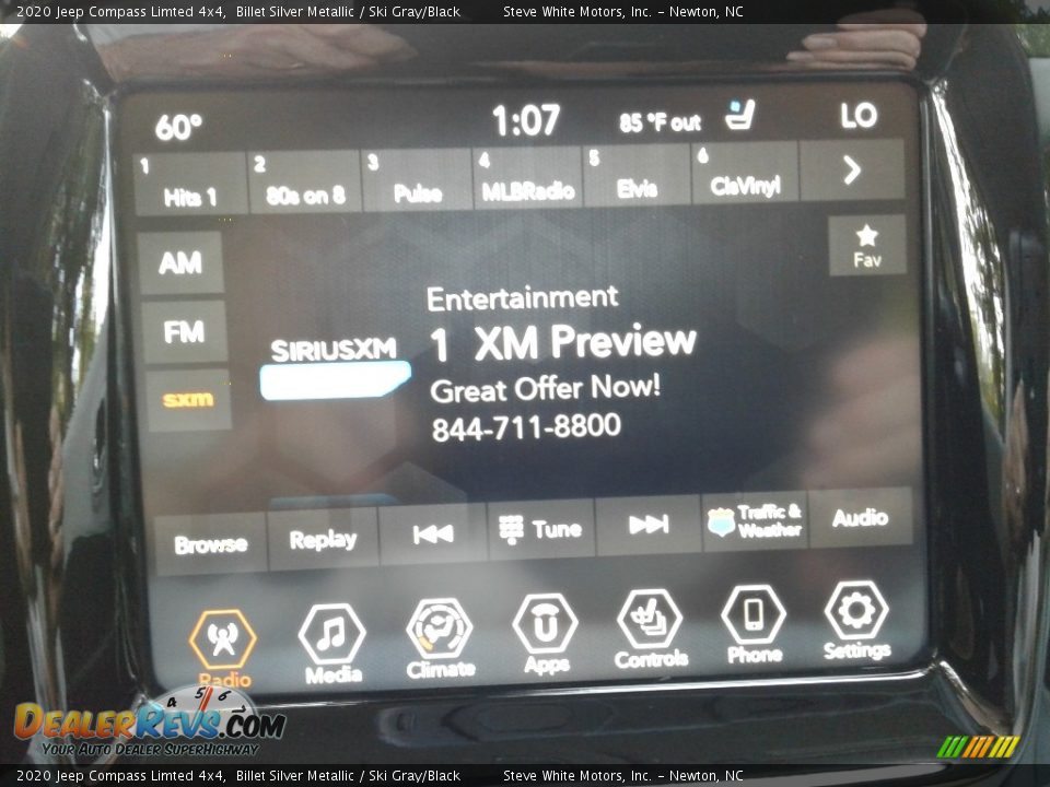 2020 Jeep Compass Limted 4x4 Billet Silver Metallic / Ski Gray/Black Photo #21