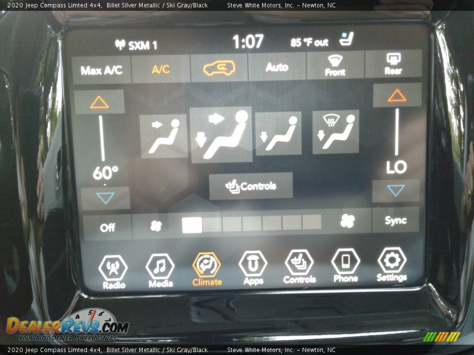 2020 Jeep Compass Limted 4x4 Billet Silver Metallic / Ski Gray/Black Photo #23