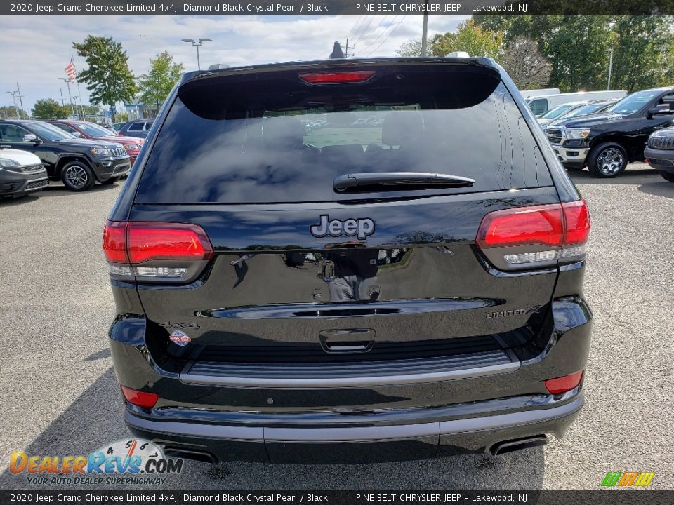2020 Jeep Grand Cherokee Limited 4x4 Diamond Black Crystal Pearl / Black Photo #5