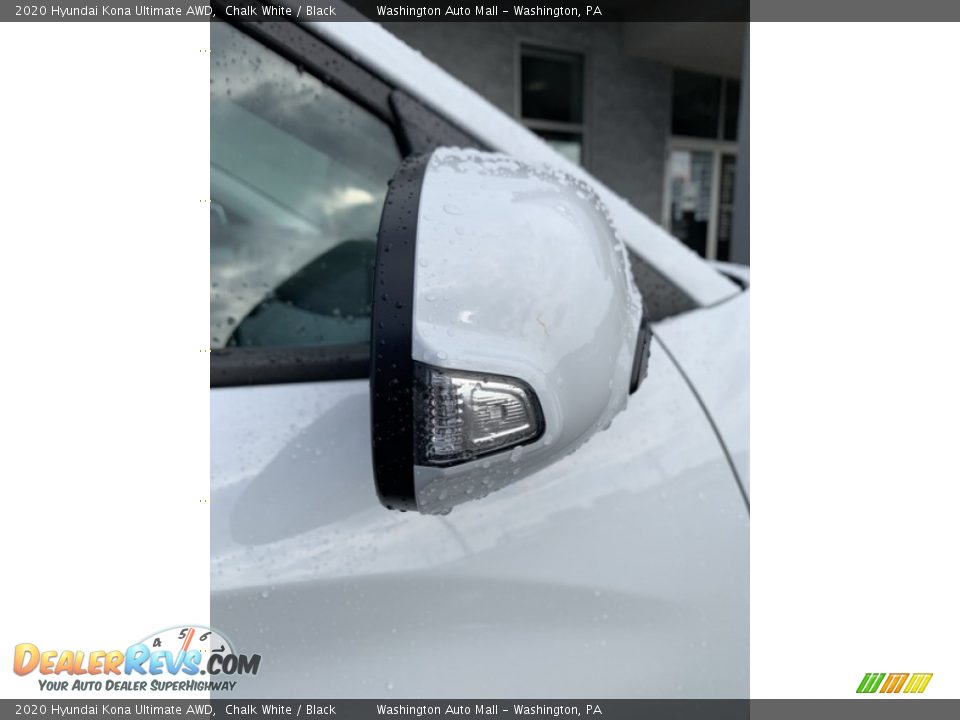 2020 Hyundai Kona Ultimate AWD Chalk White / Black Photo #30