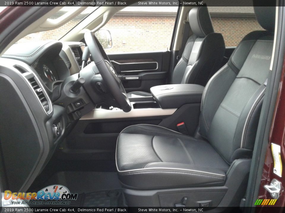 Black Interior - 2019 Ram 2500 Laramie Crew Cab 4x4 Photo #10