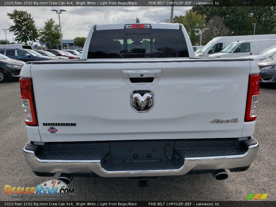 2020 Ram 1500 Big Horn Crew Cab 4x4 Bright White / Light Frost Beige/Black Photo #5