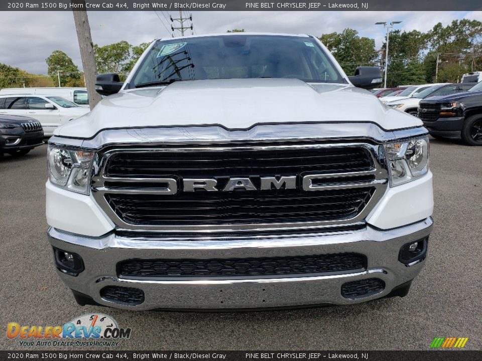 2020 Ram 1500 Big Horn Crew Cab 4x4 Bright White / Black/Diesel Gray Photo #1