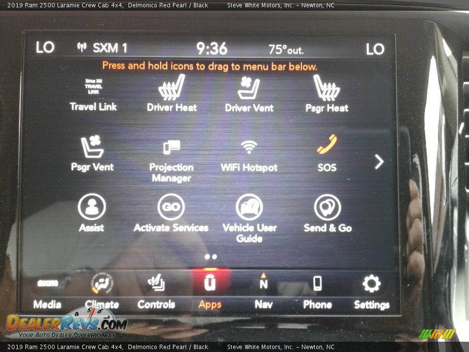 2019 Ram 2500 Laramie Crew Cab 4x4 Delmonico Red Pearl / Black Photo #27