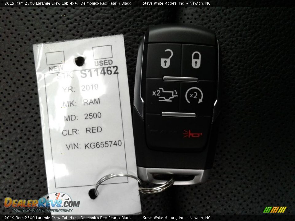 2019 Ram 2500 Laramie Crew Cab 4x4 Delmonico Red Pearl / Black Photo #34