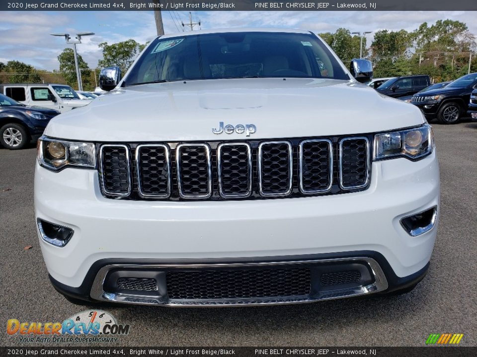 2020 Jeep Grand Cherokee Limited 4x4 Bright White / Light Frost Beige/Black Photo #2