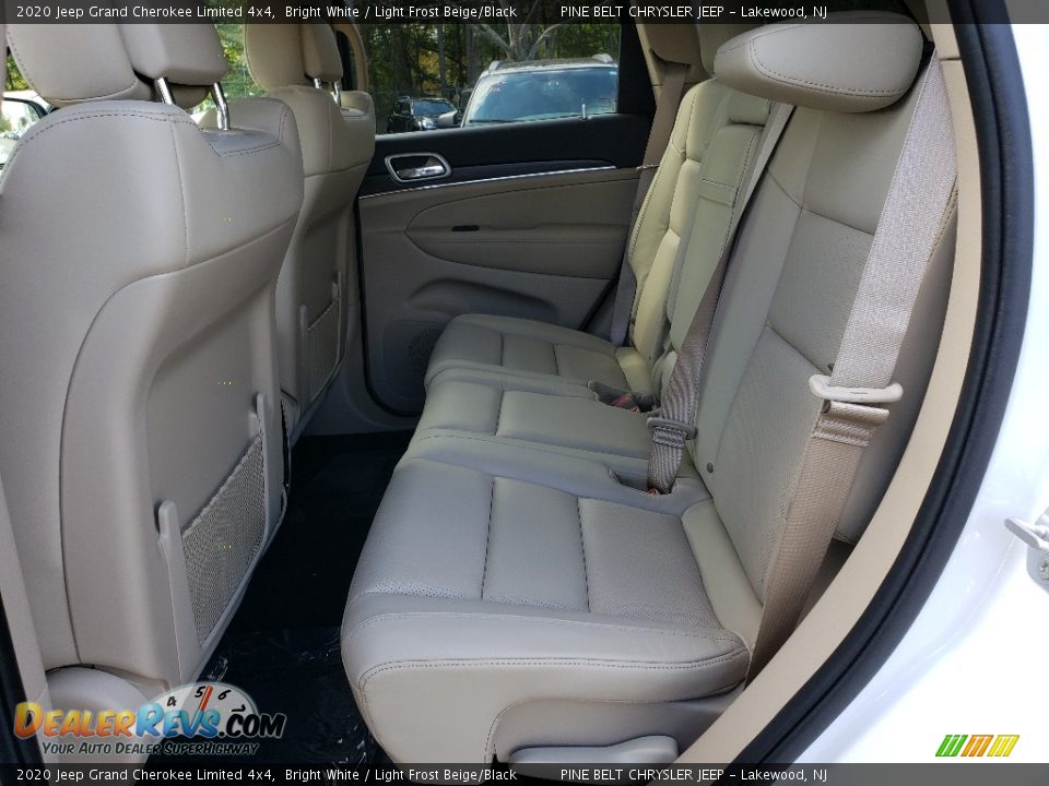 2020 Jeep Grand Cherokee Limited 4x4 Bright White / Light Frost Beige/Black Photo #6