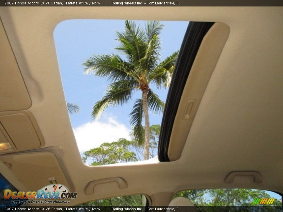 2007 Honda Accord LX V6 Sedan Taffeta White / Ivory Photo #4