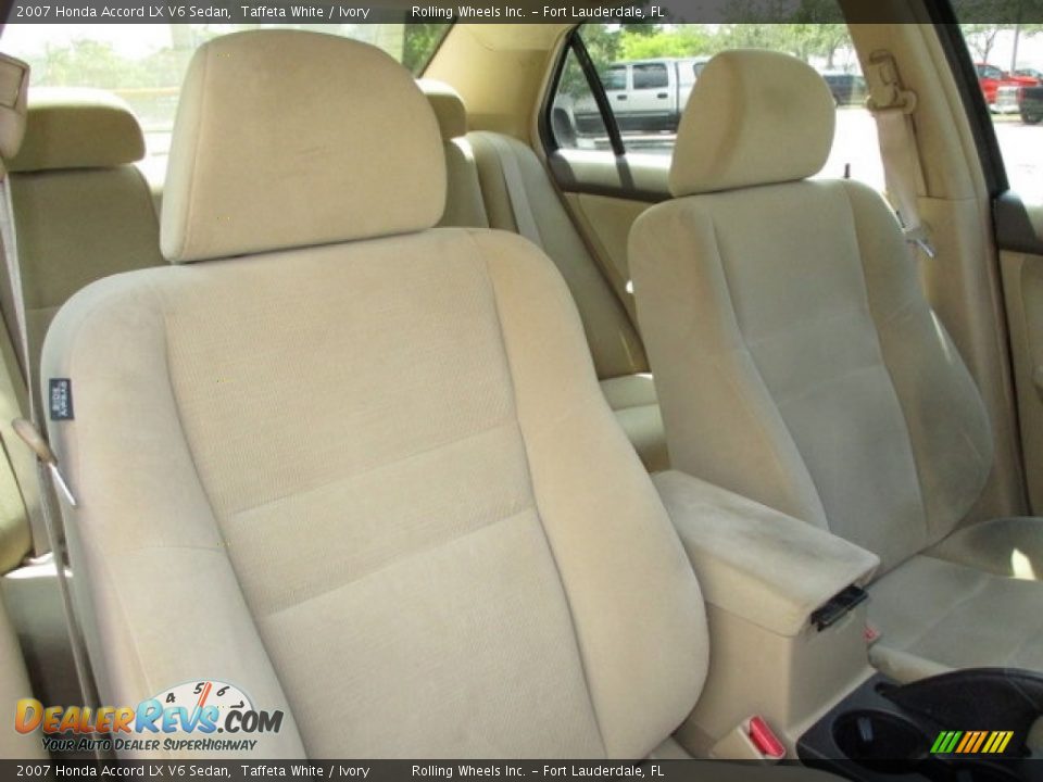 2007 Honda Accord LX V6 Sedan Taffeta White / Ivory Photo #8