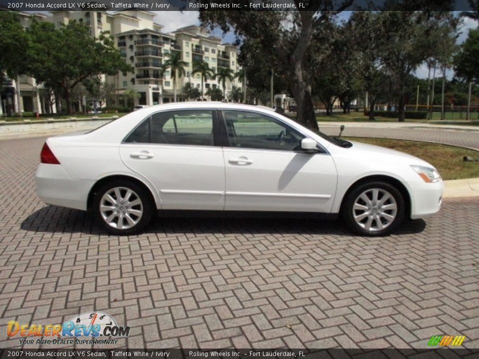 2007 Honda Accord LX V6 Sedan Taffeta White / Ivory Photo #11