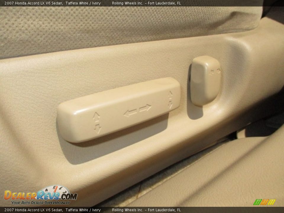 2007 Honda Accord LX V6 Sedan Taffeta White / Ivory Photo #15