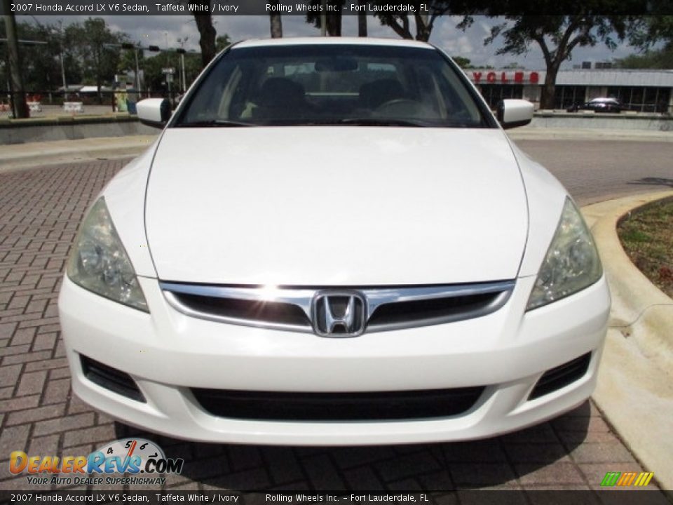 2007 Honda Accord LX V6 Sedan Taffeta White / Ivory Photo #16