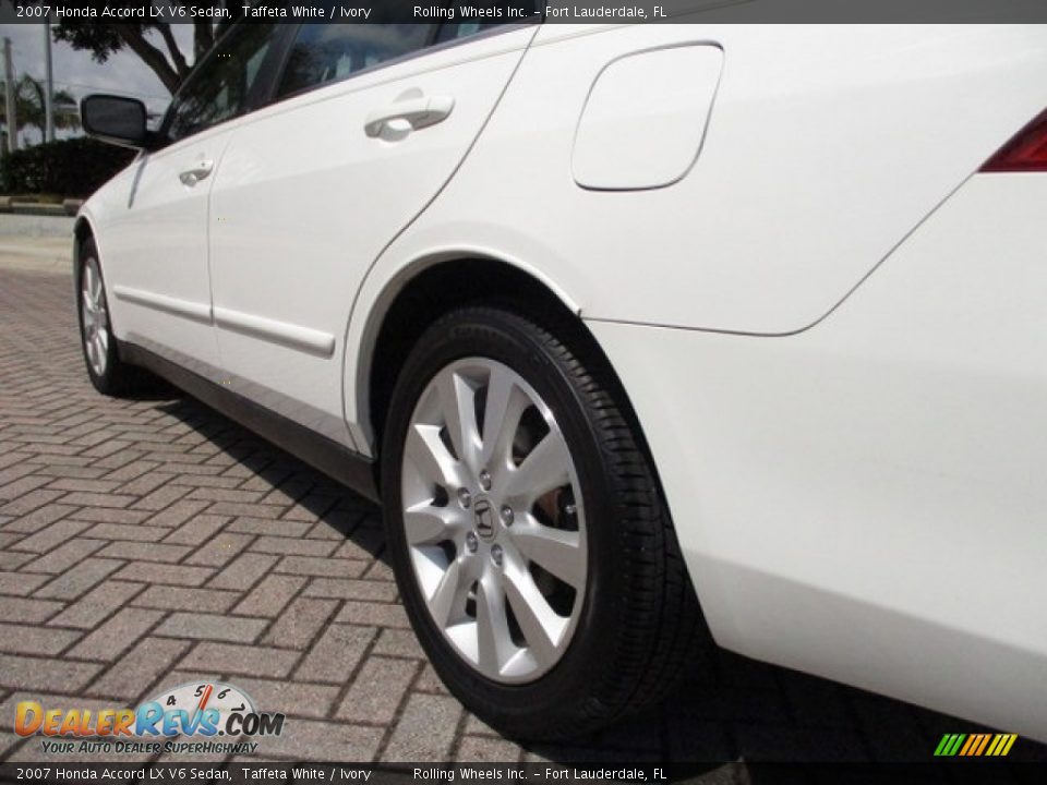2007 Honda Accord LX V6 Sedan Taffeta White / Ivory Photo #20