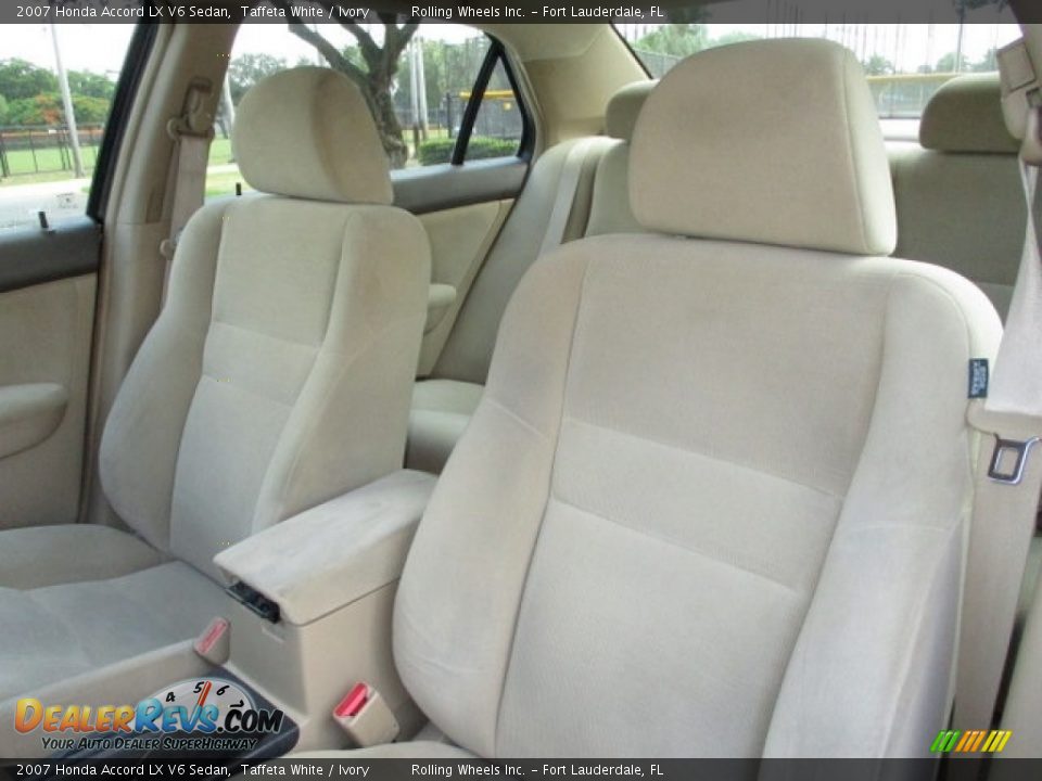 2007 Honda Accord LX V6 Sedan Taffeta White / Ivory Photo #21