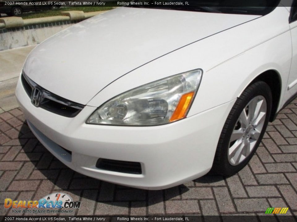 2007 Honda Accord LX V6 Sedan Taffeta White / Ivory Photo #22