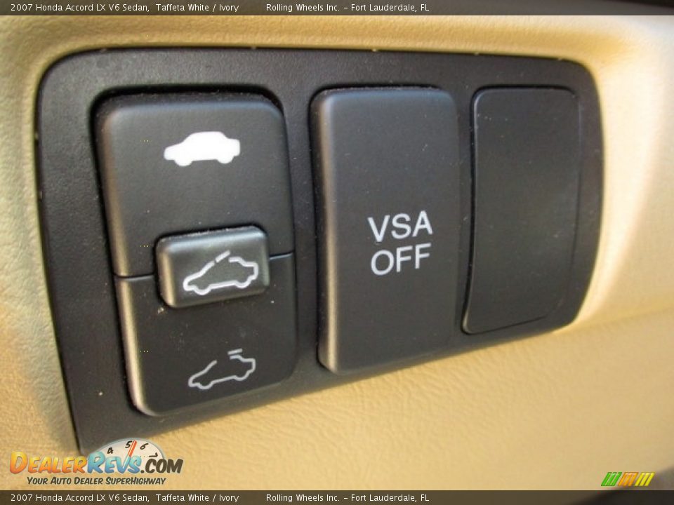 2007 Honda Accord LX V6 Sedan Taffeta White / Ivory Photo #23