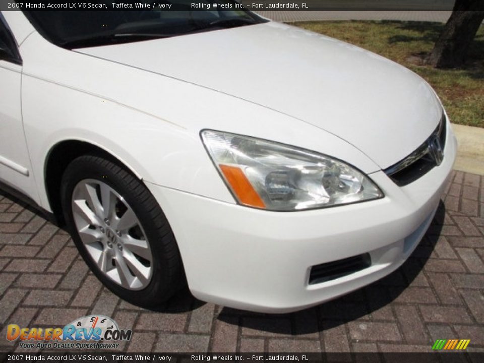 2007 Honda Accord LX V6 Sedan Taffeta White / Ivory Photo #26