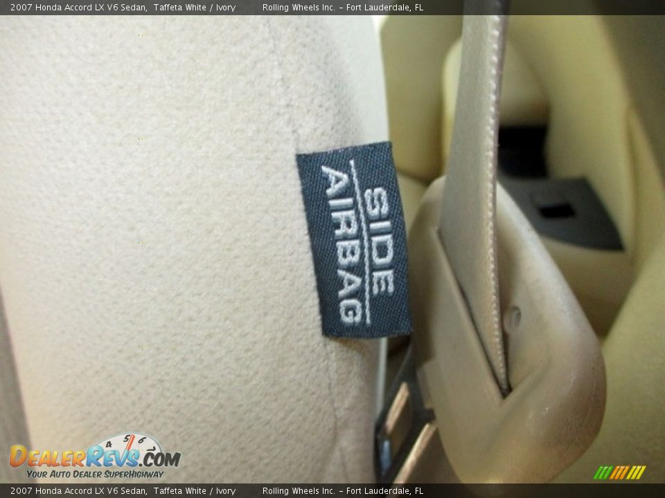 2007 Honda Accord LX V6 Sedan Taffeta White / Ivory Photo #28