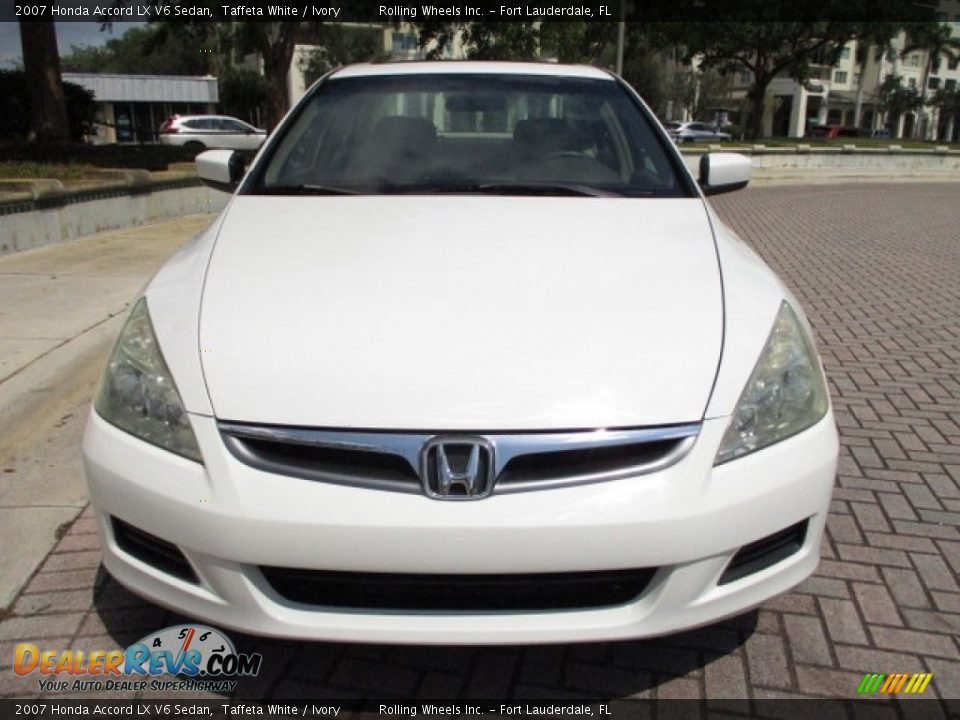 2007 Honda Accord LX V6 Sedan Taffeta White / Ivory Photo #30