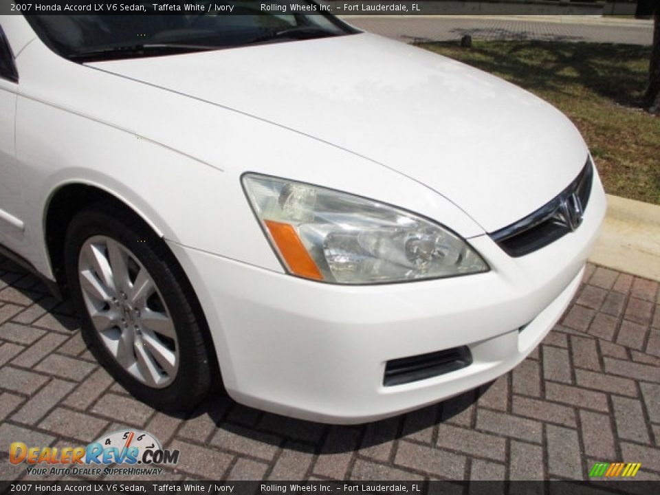 2007 Honda Accord LX V6 Sedan Taffeta White / Ivory Photo #36