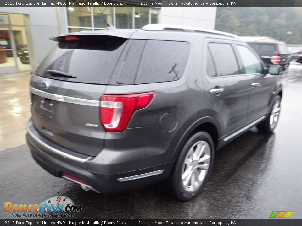 2018 Ford Explorer Limited 4WD Magnetic Metallic / Ebony Black Photo #2