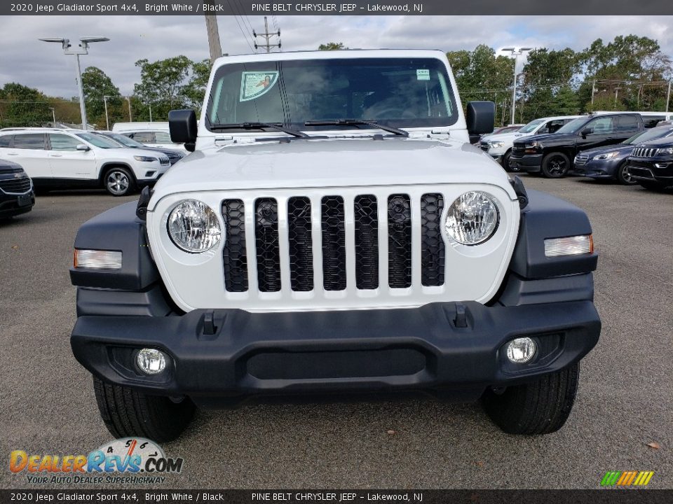 2020 Jeep Gladiator Sport 4x4 Bright White / Black Photo #2