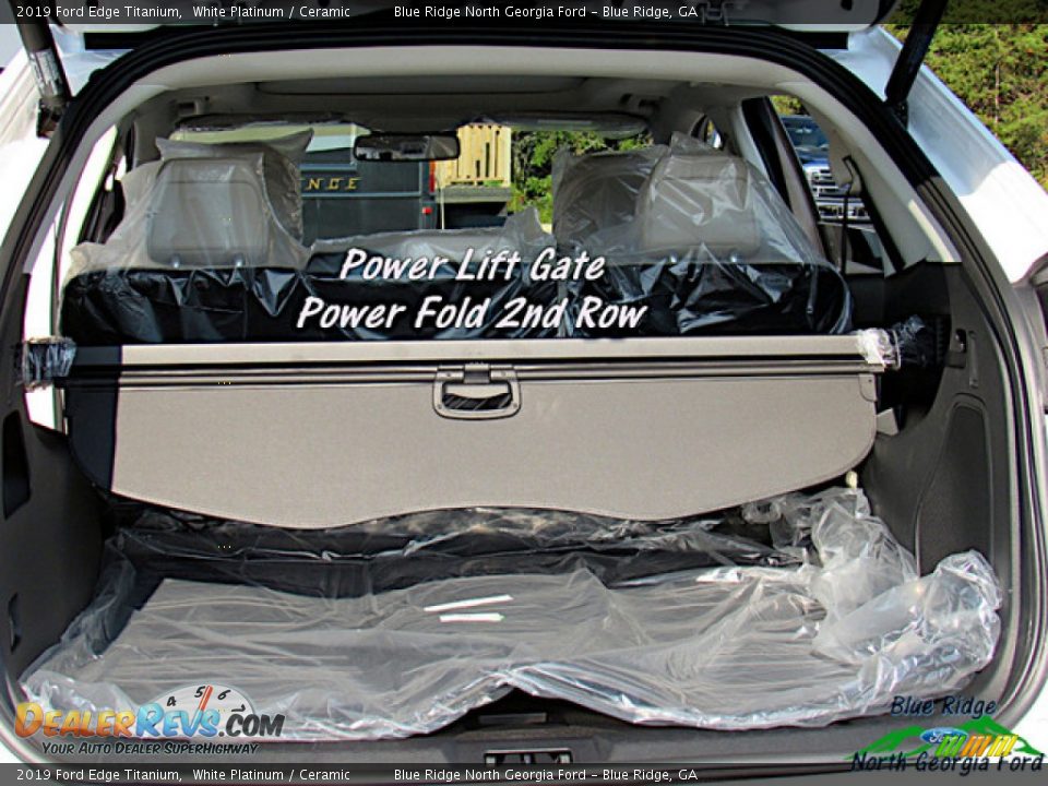 2019 Ford Edge Titanium White Platinum / Ceramic Photo #13