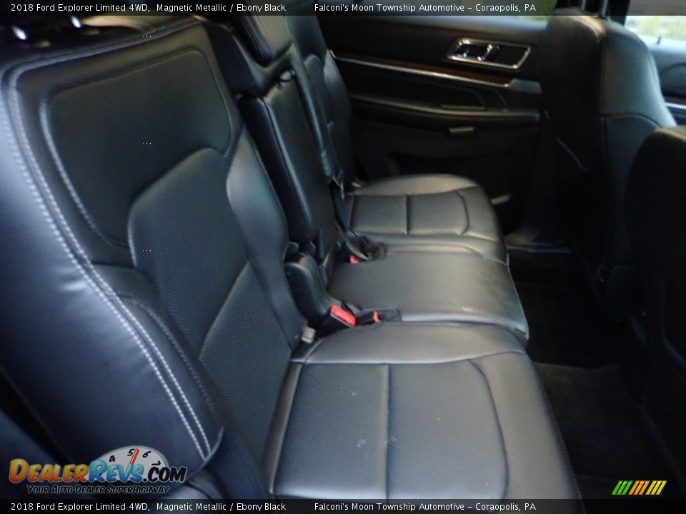 2018 Ford Explorer Limited 4WD Magnetic Metallic / Ebony Black Photo #14