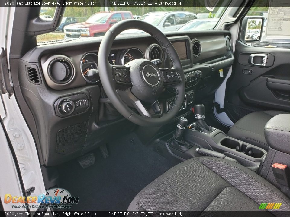 2020 Jeep Gladiator Sport 4x4 Bright White / Black Photo #7