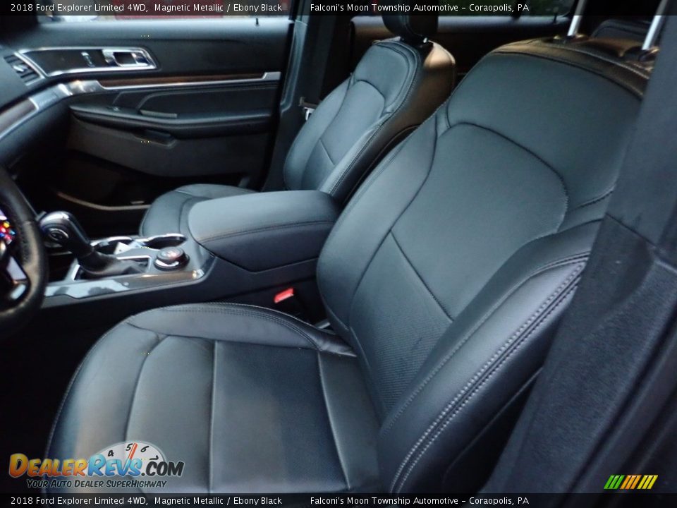 2018 Ford Explorer Limited 4WD Magnetic Metallic / Ebony Black Photo #16