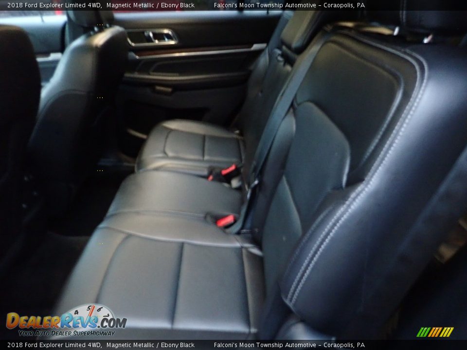 2018 Ford Explorer Limited 4WD Magnetic Metallic / Ebony Black Photo #17