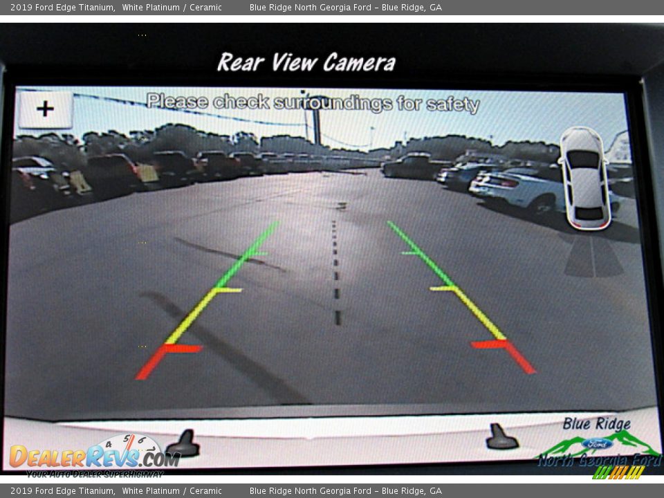 2019 Ford Edge Titanium White Platinum / Ceramic Photo #21