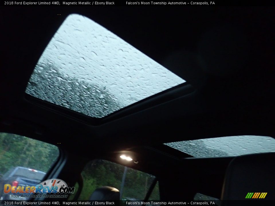 2018 Ford Explorer Limited 4WD Magnetic Metallic / Ebony Black Photo #20