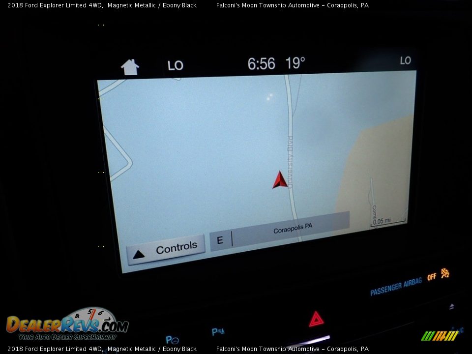 2018 Ford Explorer Limited 4WD Magnetic Metallic / Ebony Black Photo #21