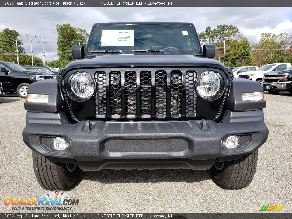 2020 Jeep Gladiator Sport 4x4 Black / Black Photo #2