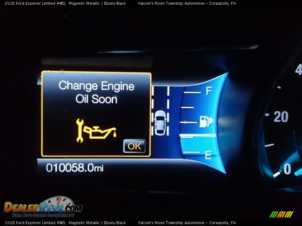 2018 Ford Explorer Limited 4WD Magnetic Metallic / Ebony Black Photo #24