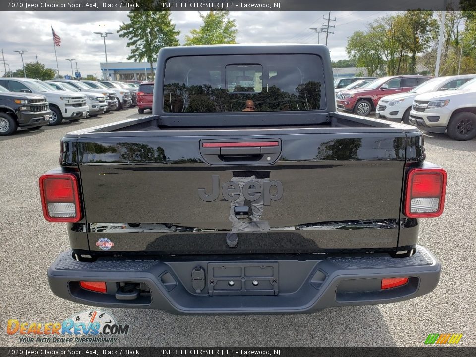 2020 Jeep Gladiator Sport 4x4 Black / Black Photo #5