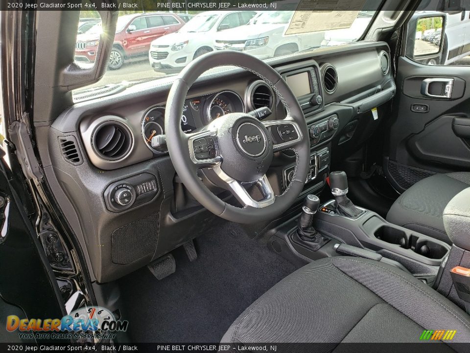 2020 Jeep Gladiator Sport 4x4 Black / Black Photo #7