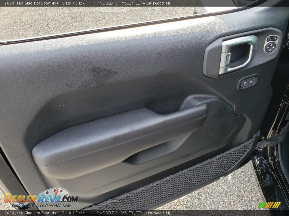 2020 Jeep Gladiator Sport 4x4 Black / Black Photo #8
