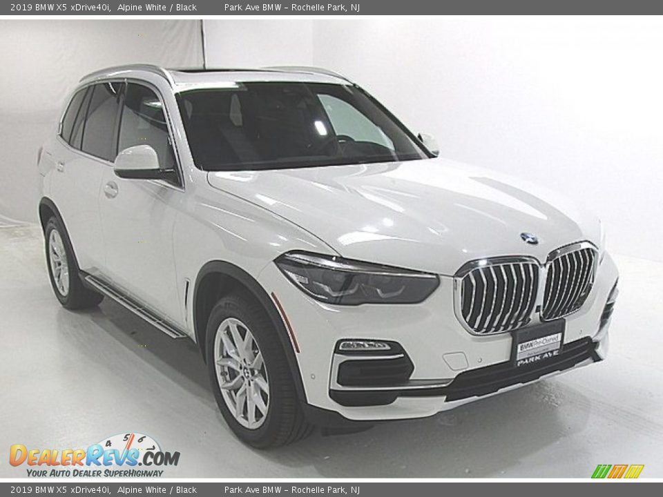 2019 BMW X5 xDrive40i Alpine White / Black Photo #7