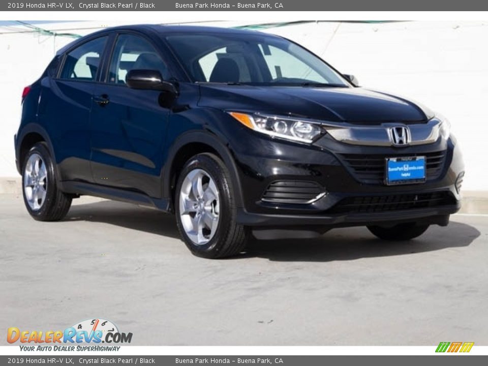 2019 Honda HR-V LX Crystal Black Pearl / Black Photo #1